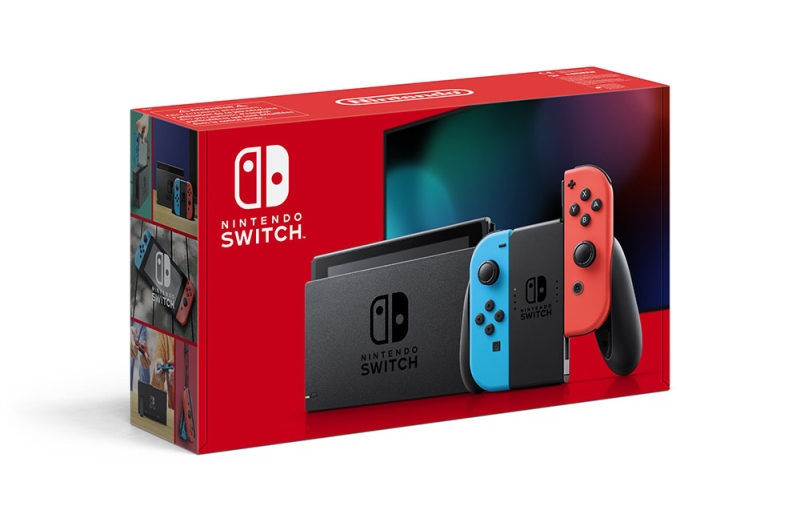 NINTENDO Nintendo Switch console blu/rosso V2 2020